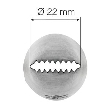 Preview: Küchenprofi Bake Sternbandtülle 22 mm 08 0551 28 22